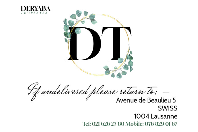 Address Label Template | PosterMyWall