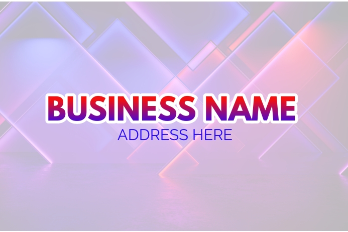 Address label Этикетка template