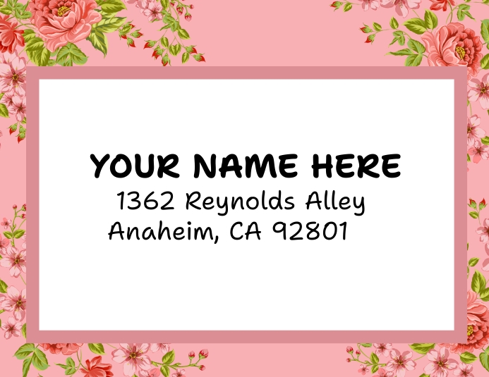 Address Label Template | PosterMyWall