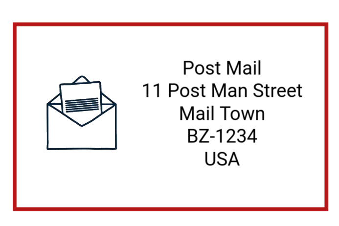 Address label Template | PosterMyWall