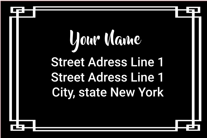 Copy of Address Label | PosterMyWall