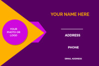 Simple Abstract Address Label Template | PosterMyWall