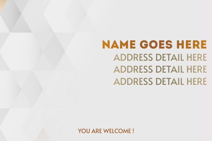 Address Label Template | PosterMyWall