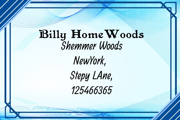 Address Label Free Template PosterMyWall