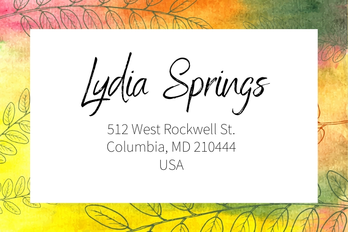 Address Label Free Template Design | PosterMyWall