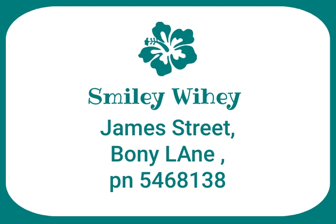 Address Label Free Template PosterMyWall