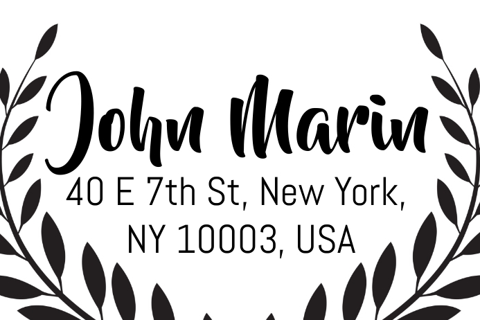 Address Label return postal label Template PosterMyWall Address Label return postal label Template PosterMyWall
