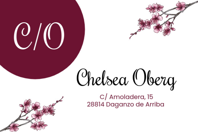 Address Label Template PosterMyWall