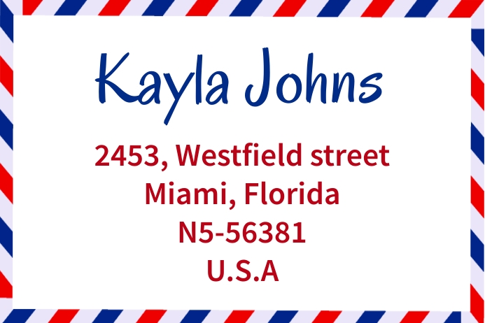 Copy of Address Label Template | PosterMyWall