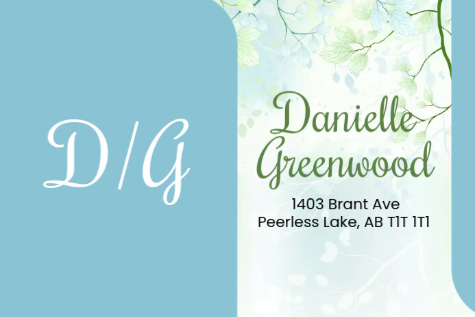 Address Label Template PosterMyWall