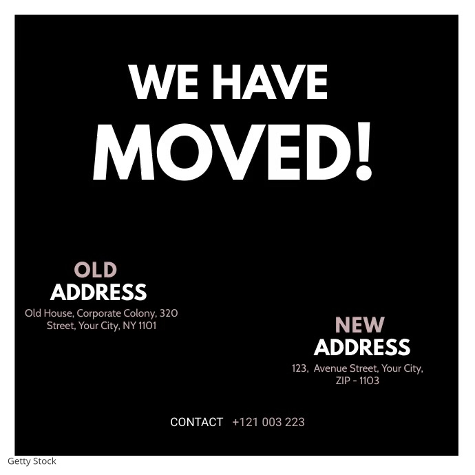 Address Label Template PosterMyWall