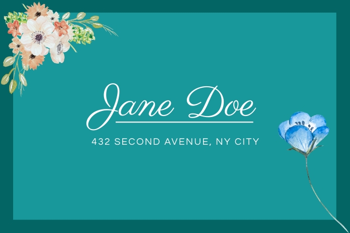 address template | PosterMyWall