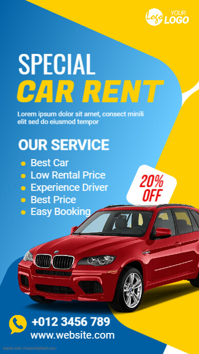 Rent a car Services Ad