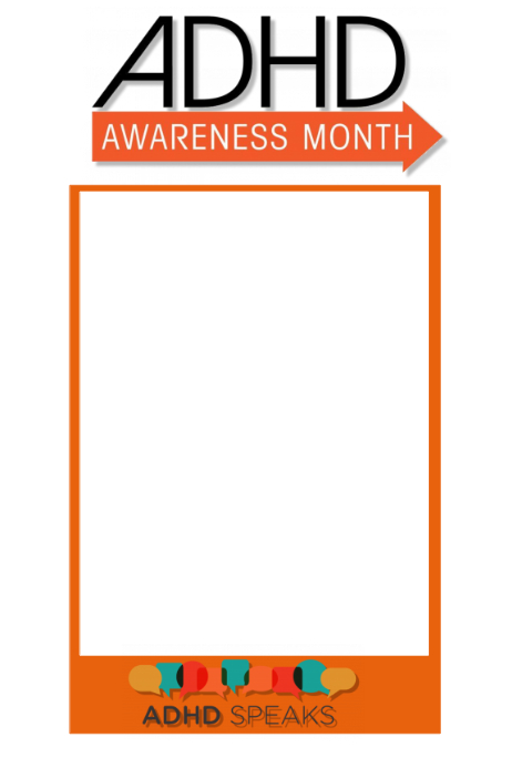 Adhd Frame Copy of ADHD Party Prop Frame | PosterMyWall