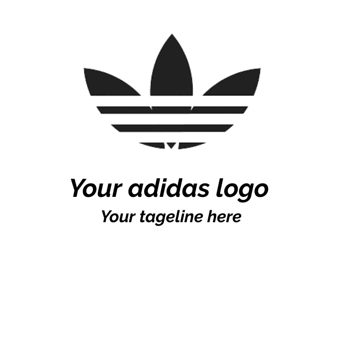 Adidas logo Template | PosterMyWall