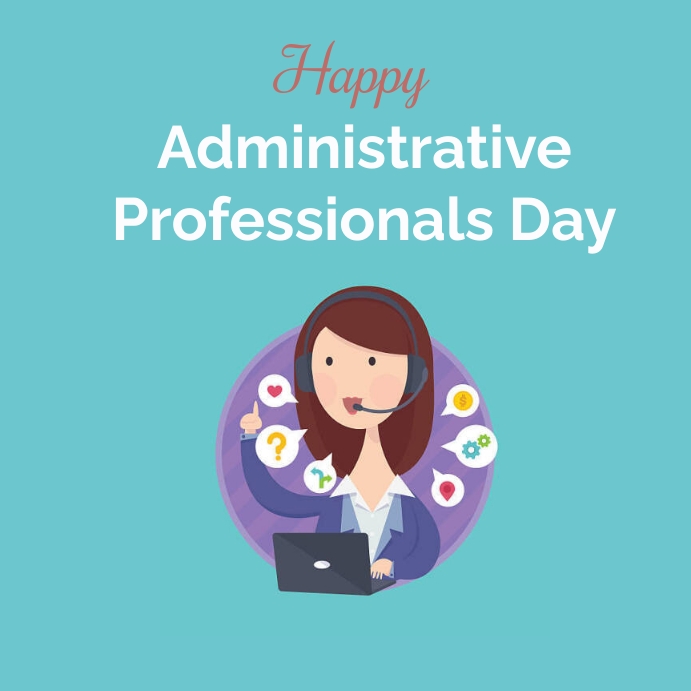 administrative professionals day Template PosterMyWall