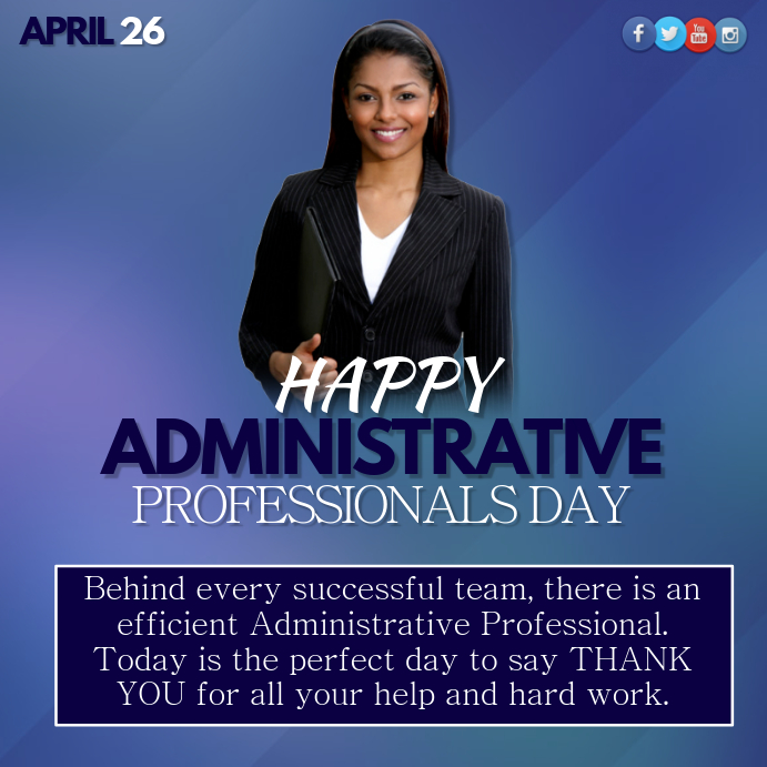 Administrative Professionals Day Template PosterMyWall