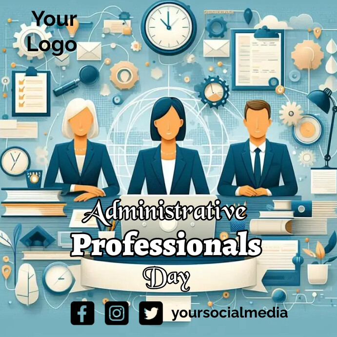 Administrative Professionals Day Poster Template | PosterMyWall