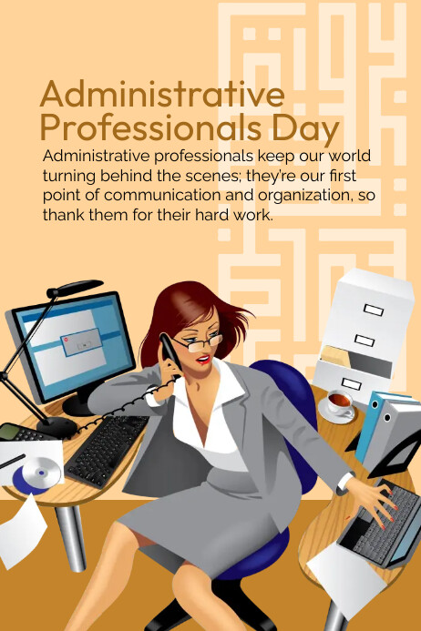 Copy of Administrative Professionals Day Poster | PosterMyWall