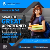 Admission flyer Template Kvadrat (1:1)
