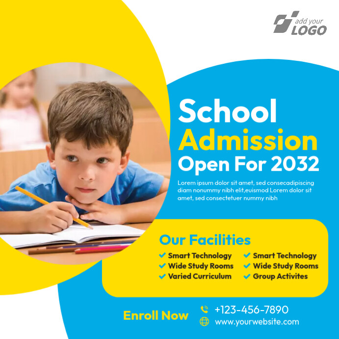 Admission Open Ad Template | PosterMyWall