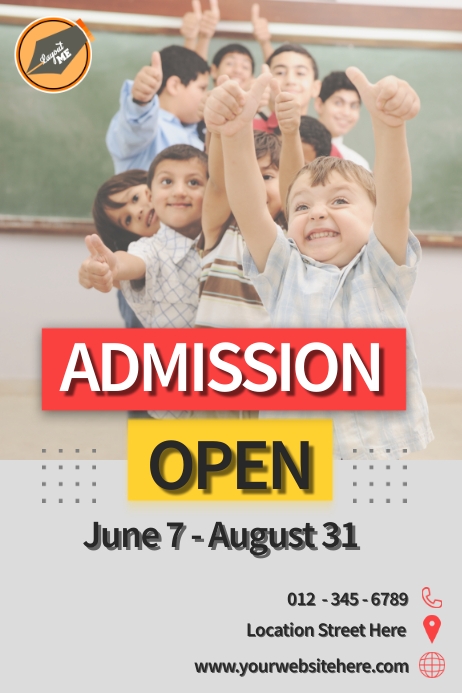 Admission Open Ads Template | PosterMyWall
