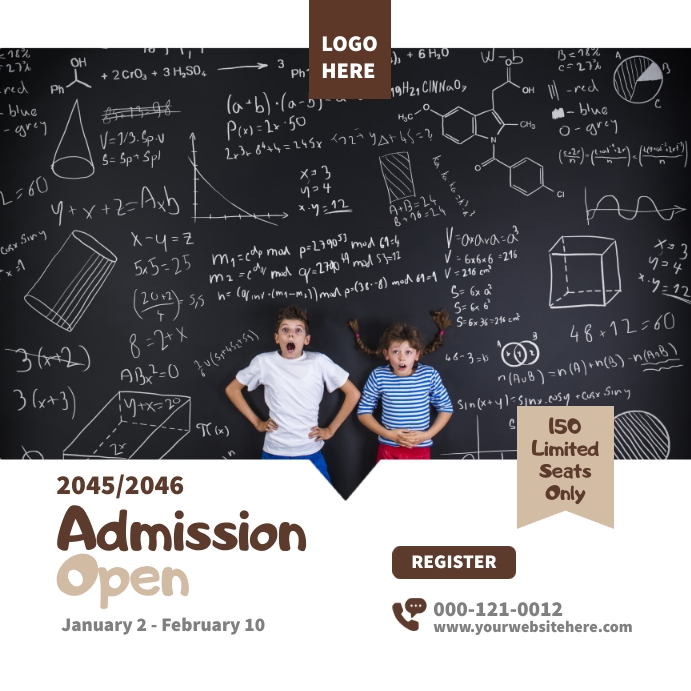 Admission Open Ads Template | PosterMyWall