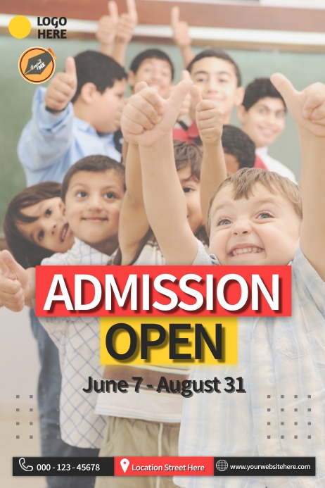 Admission Open Ads Poster Template | PosterMyWall