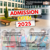 Admission open Instagram Post template