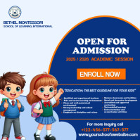 Admission open Instagram Post template