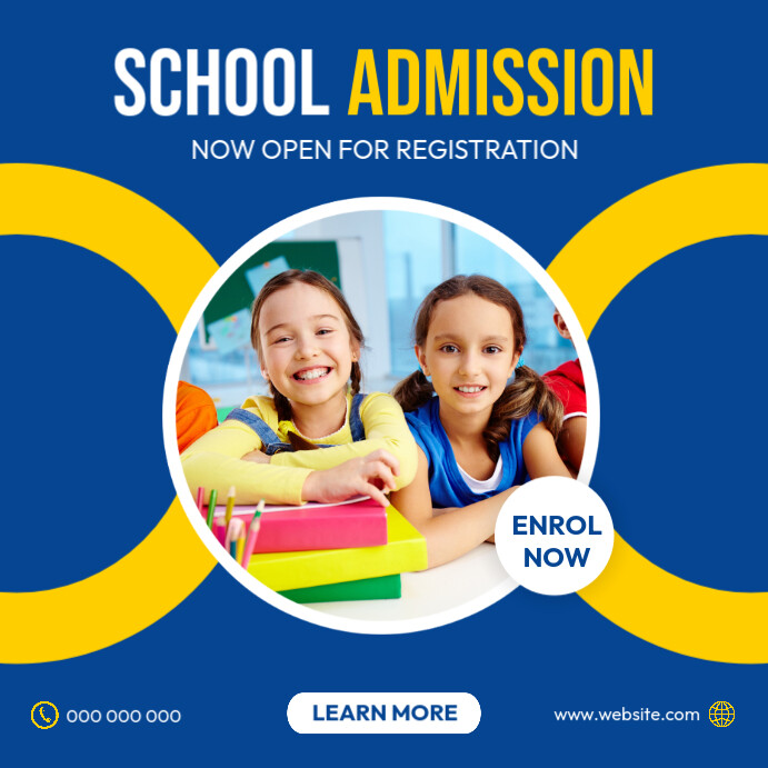 Copy of admission open flyer | PosterMyWall
