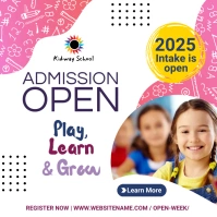 Admission Open Instagram Post template