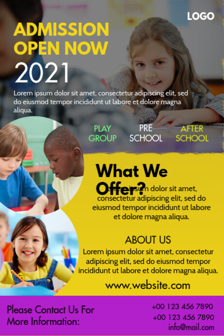 New Intake Poster Admission Open Poster Template | PosterMyWall