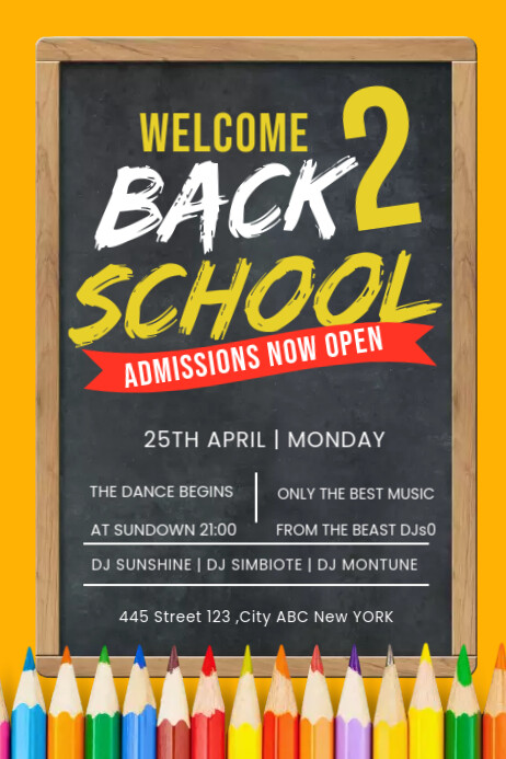 New Intake Poster admissions.a Template | PosterMyWall