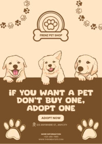 Adopt A Pet A4 template