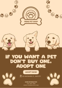 Adopt A Pet A4 template