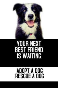 Adopt a Pet Flyer Template Poster