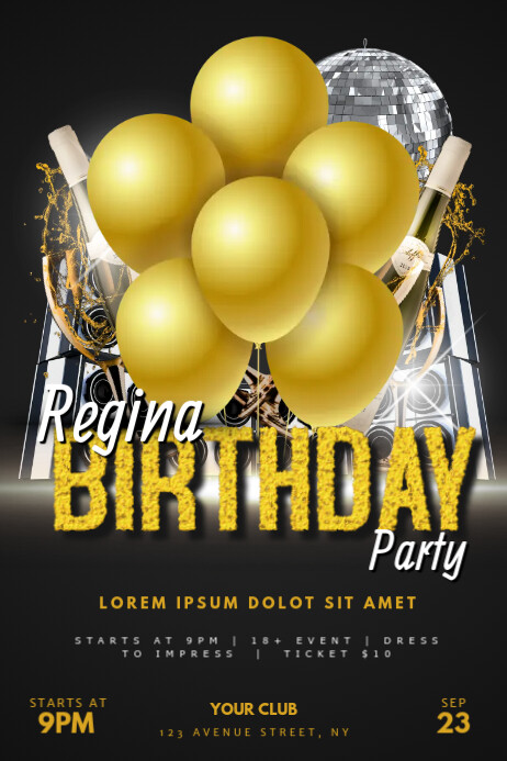 Brochure Modele De Flyer Fete D Anniversaire Adulte Postermywall Brochure Modele De Flyer Fete D Anniversaire Adulte Postermywall