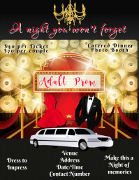 PROM NIGHT Template | PosterMyWall