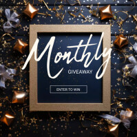 Raffle Giveaway Instagram Template | PosterMyWall