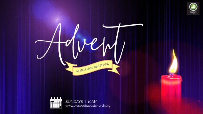 advent series Digital Display (16:9) template