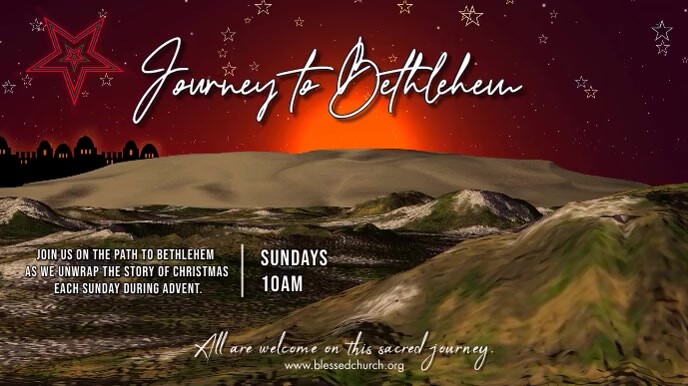 Advent Service Video Digital Display (16:9) template