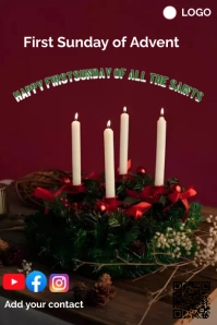 Advent Sunday Tumblr Graphic template