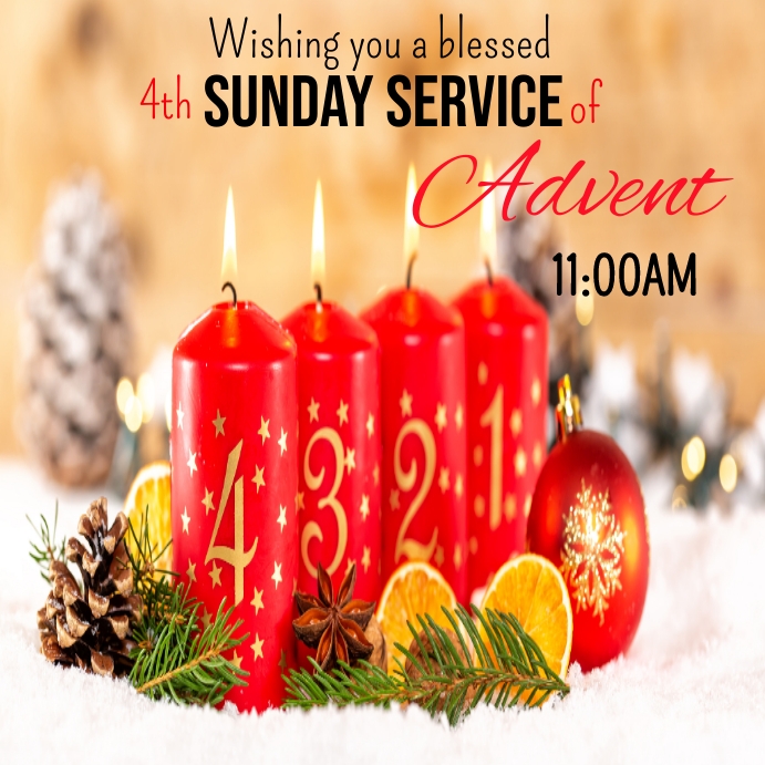 advent sunday instagram post Template | PosterMyWall