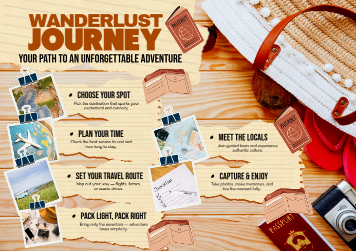 Plantilla de Adventure Awaits — Start Your Journey | PosterMyWall