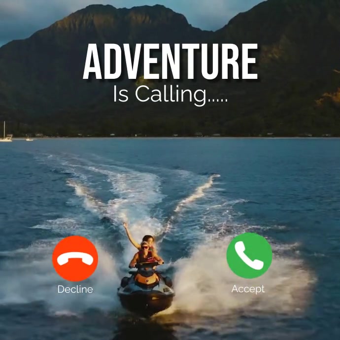 Adventure Is Calling Template | PosterMyWall