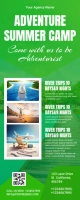 Adventure Summer Camp Rollup template