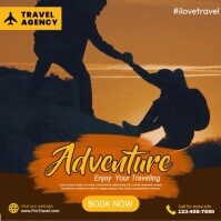 Adventure Travel Ads Template | PosterMyWall
