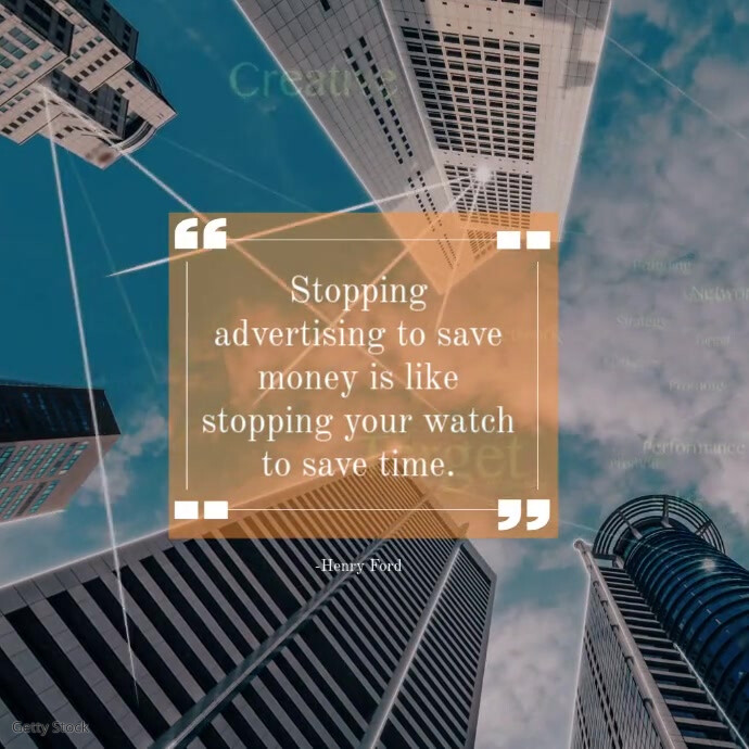 Quote Ad Example Copy of advertising quote | PosterMyWall