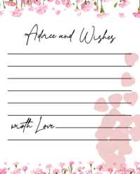 Advice and wishes with love Instagram Portrait template
